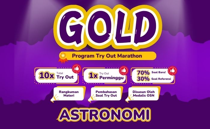 ASTRONOMI – TRY OUT 10 PAKET (GOLD 2025)