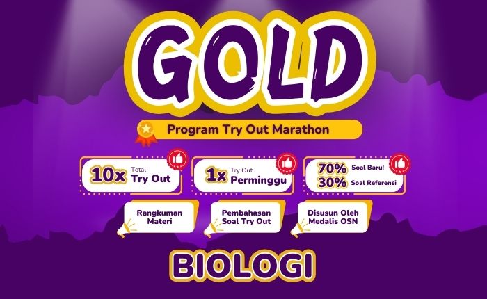 BIOLOGI – TRY OUT 10 PAKET (GOLD 2025)