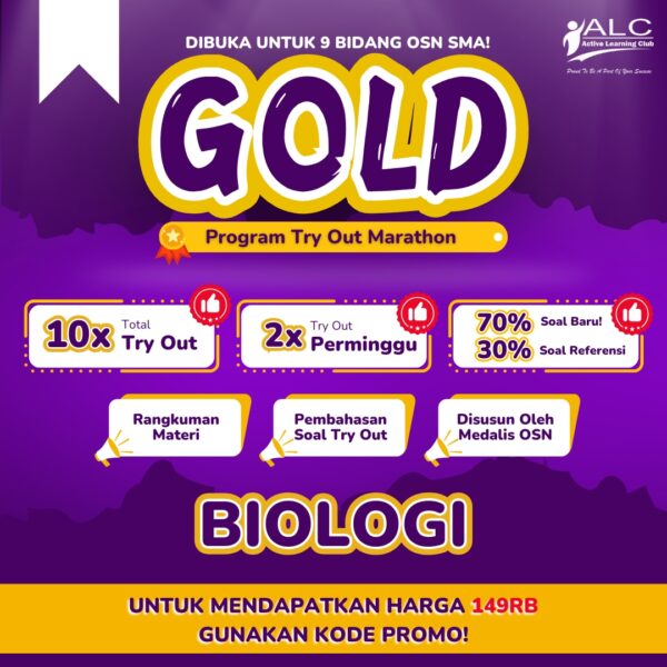 BIOLOGI - TRY OUT 10 PAKET (GOLD) BATCH 5