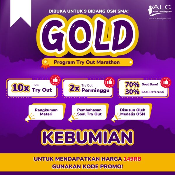 KEBUMIAN - TRY OUT 10 PAKET (GOLD) BATCH 5