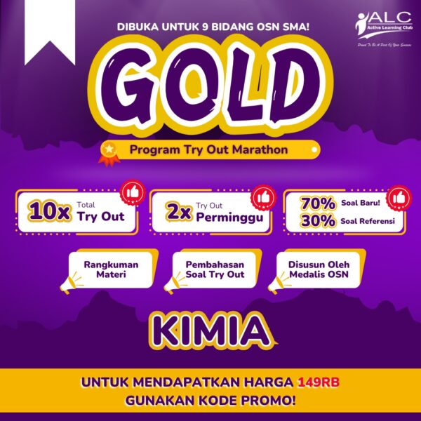 KIMIA - TRY OUT 10 PAKET (GOLD) BATCH 5