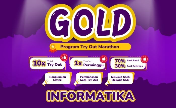 INFORMATIKA – TRY OUT 10 PAKET (GOLD 2025)