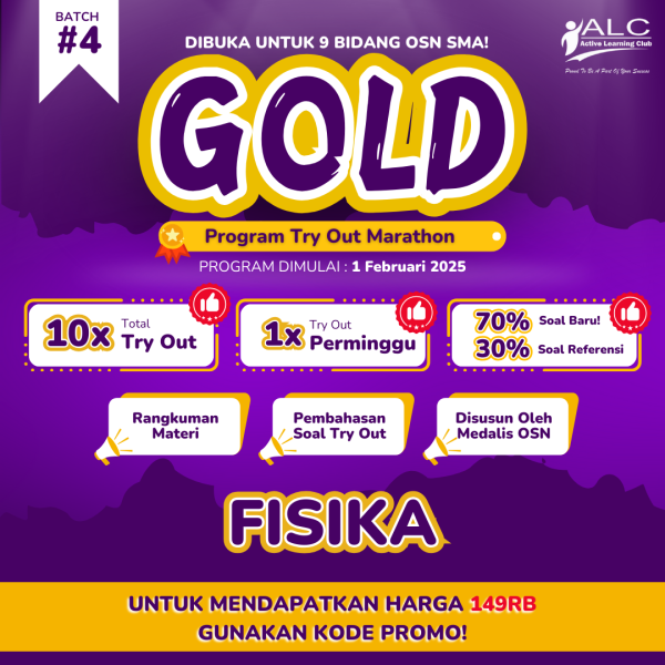 FISIKA - TRY OUT 10 PAKET (GOLD) BATCH 4